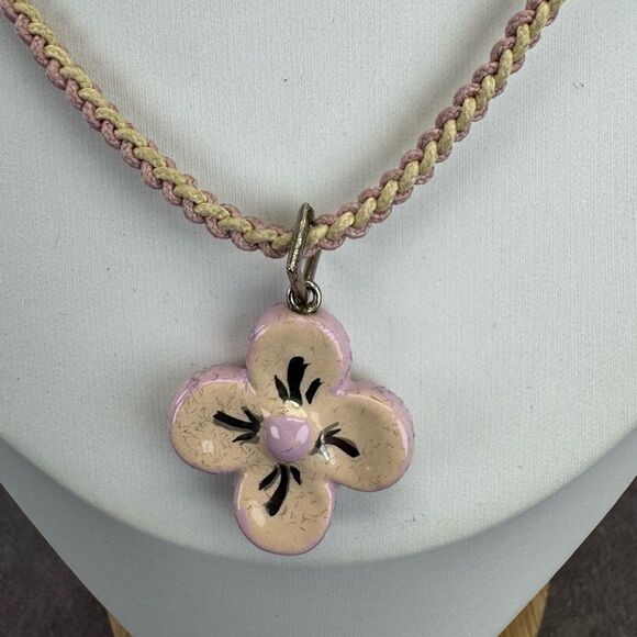 Louis Vuitton Blooming Brasserie Fleur Borsuleuru Pendant Cord Necklace Choker - Picture 4 of 12
